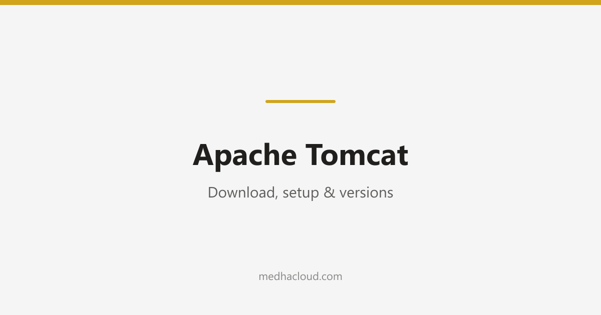 Apache Tomcat: Download, Setup & Versions