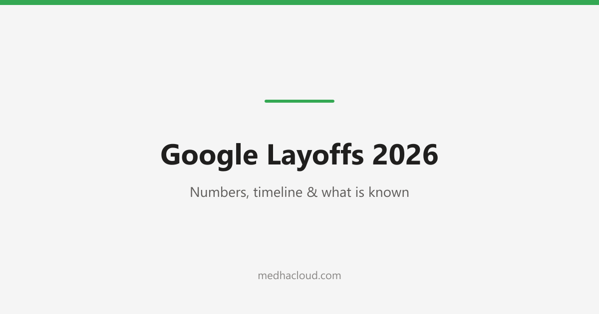 Google Layoffs 2026: Numbers, Timeline & What Is Known