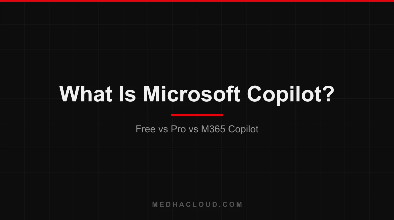 What Is Microsoft Copilot? Free vs Pro vs Microsoft 365 Copilot Explained (2026)