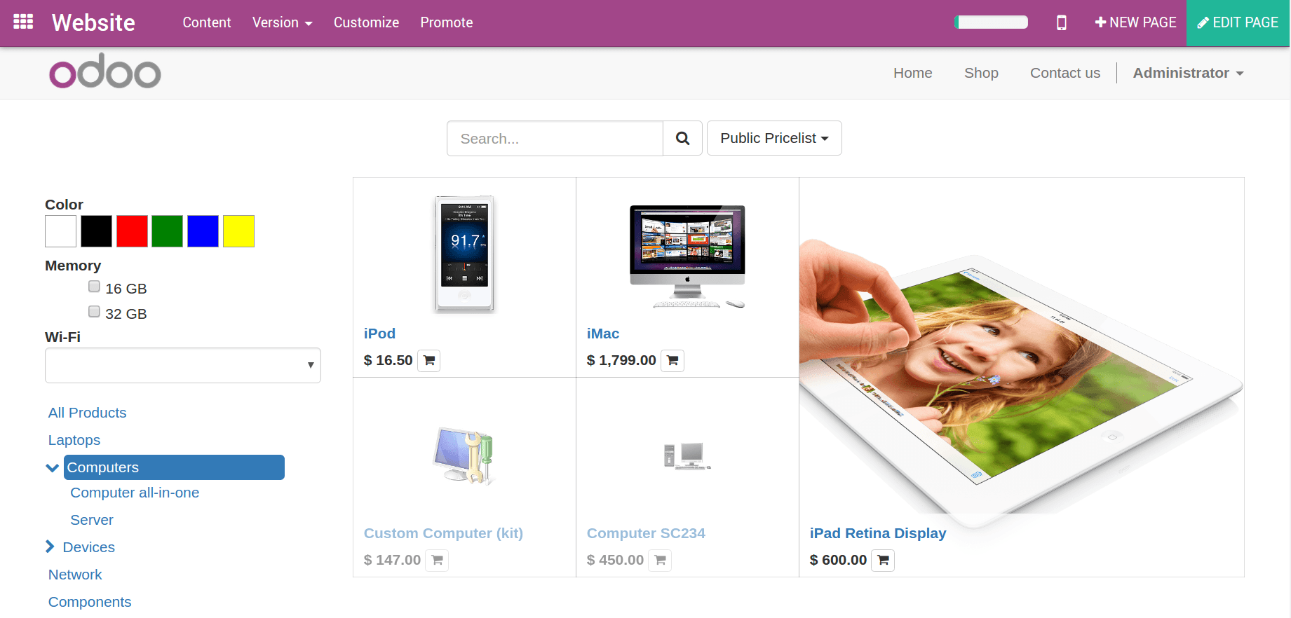 Odoo Cloud ERP Solutions
