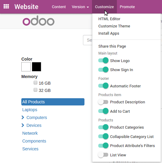 Odoo Cloud ERP Solutions