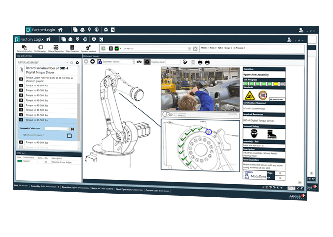 Aegis FactoryLogix MES Tool