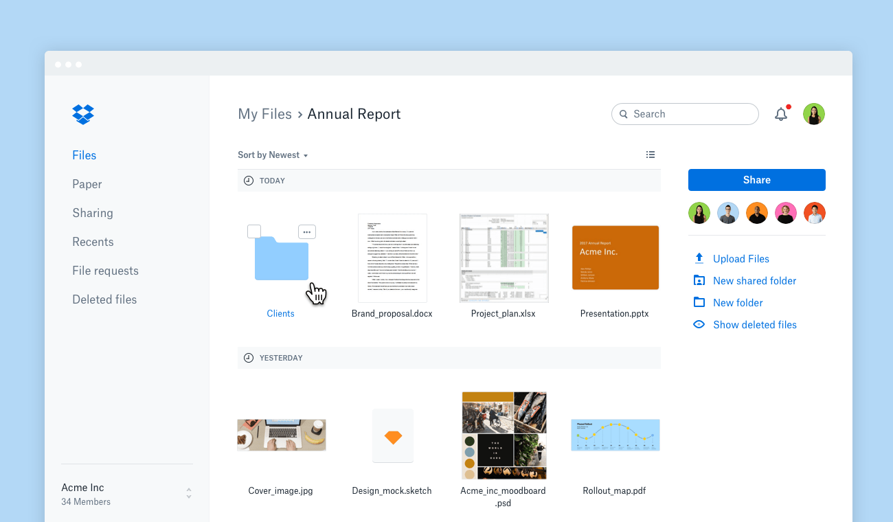 Dropbox Business Document Management Systems