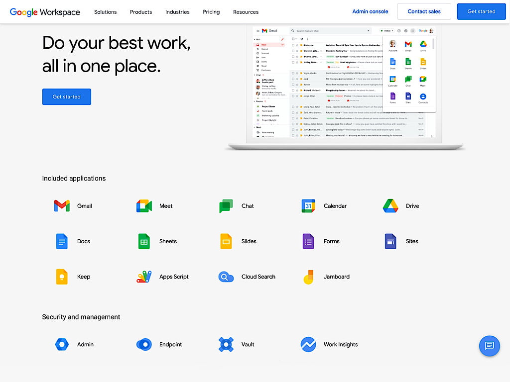 Google Workspace (formerly G Suite) Document Management Systems