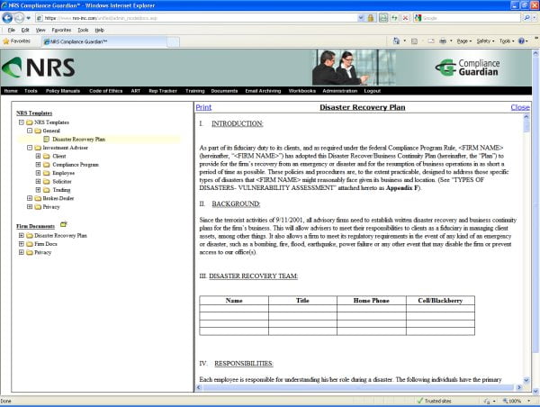 ComplianceGuardian Compliance Tools