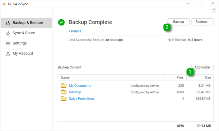 Druva inSync Data Backup Solutions