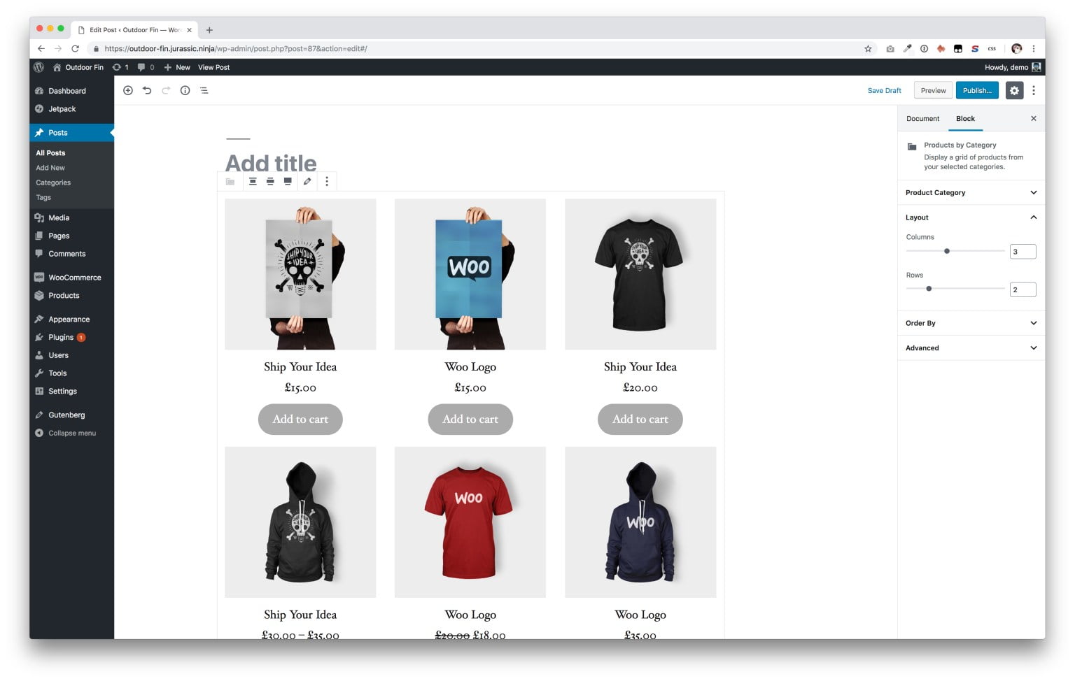 WooCommerce E-commerce