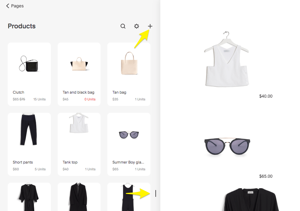 Squarespace E-commerce