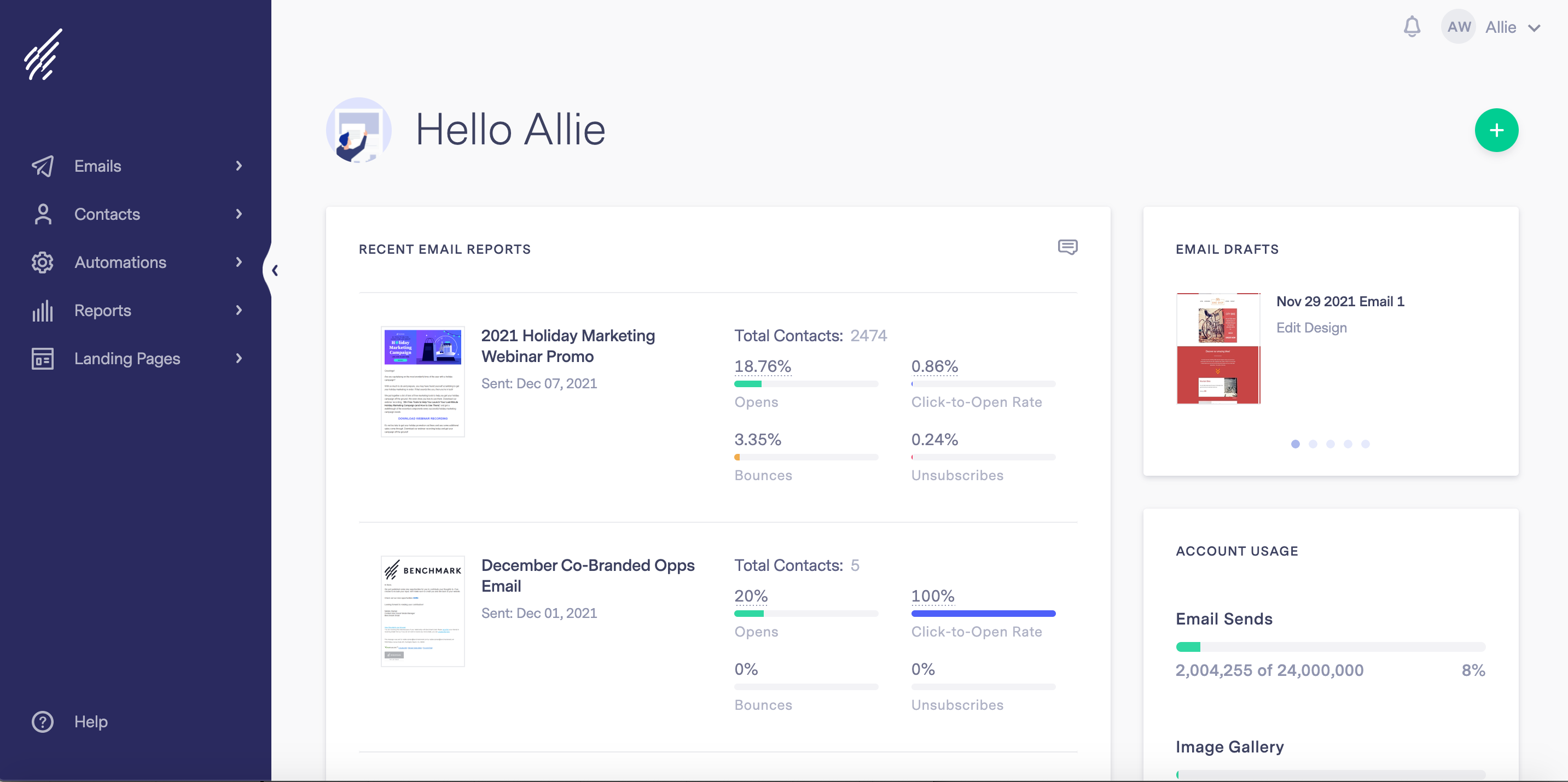 Benchmark Email Marketing Tools
