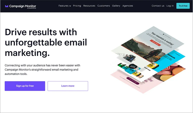Campaign Monitor Email Marketing Tools