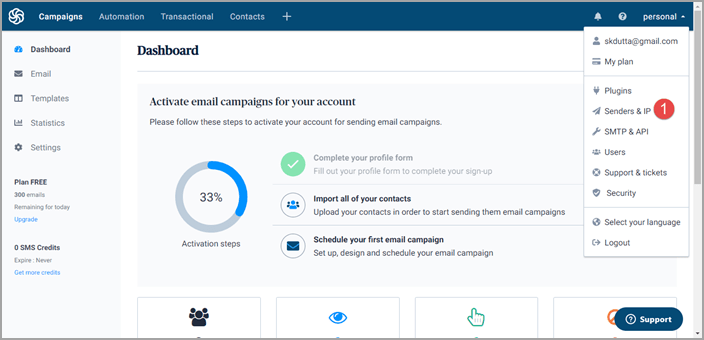 SendinBlue Email Marketing Tools