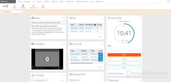 Paylocity Payroll Software