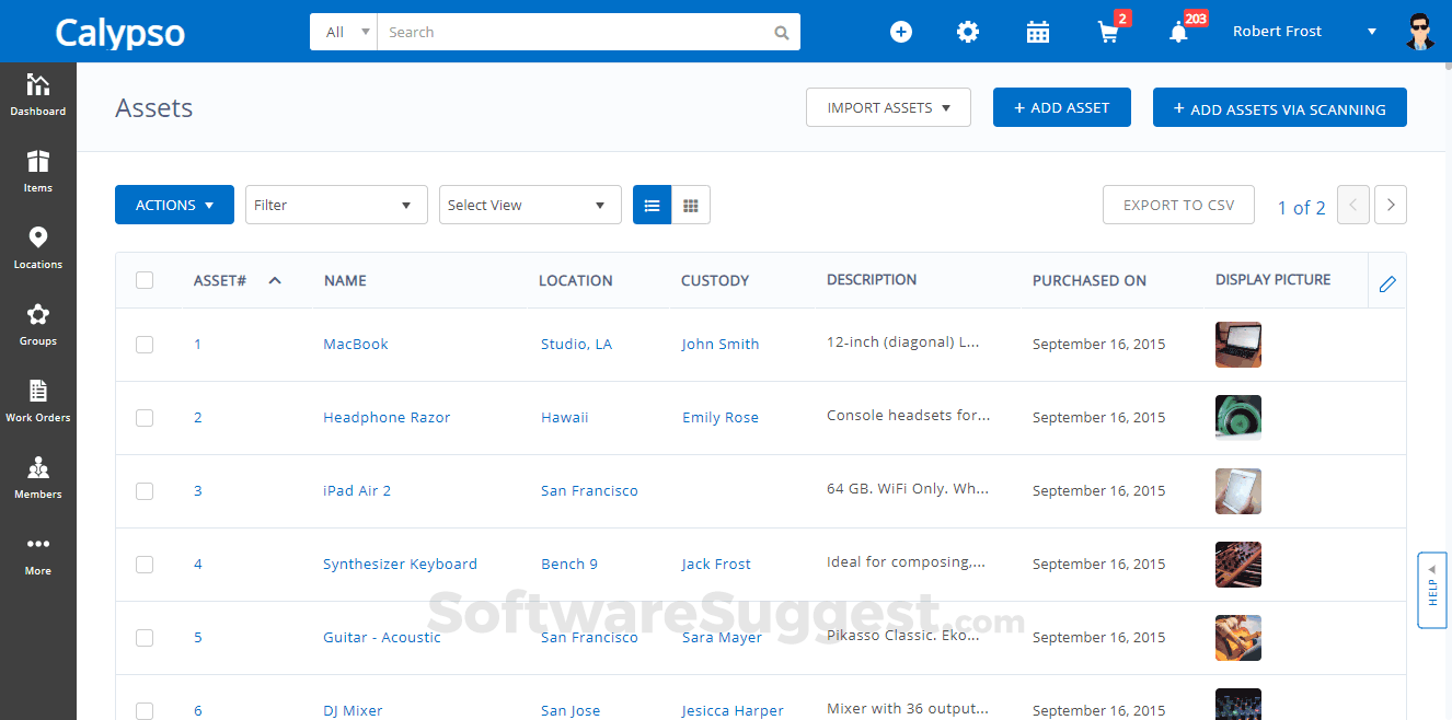 EZOfficeInventory Inventory Software