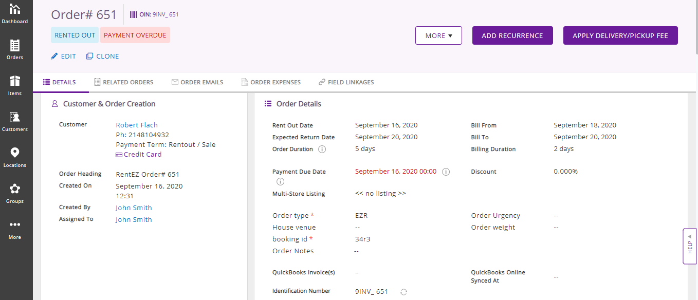 EZRentOut Inventory Software
