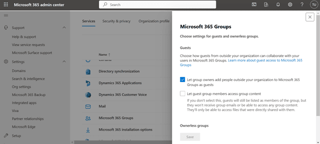 Step 5 - Step 5: Enable External Members - a step by step guide to enabling external members in microsoft 365 groups 5