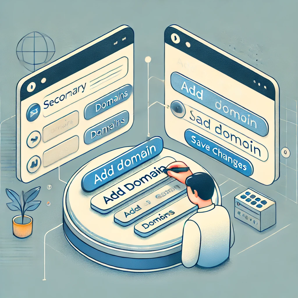 How to add a secondary domains to SiteWorx?