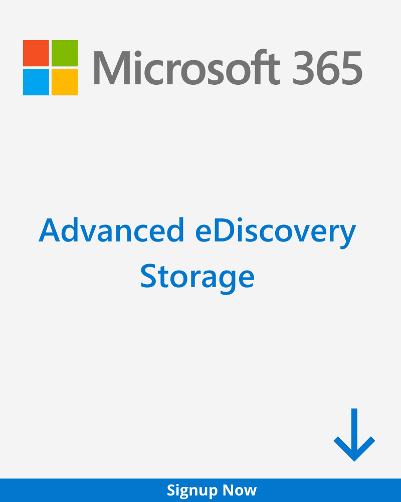 Advanced eDiscovery Storage Add-on