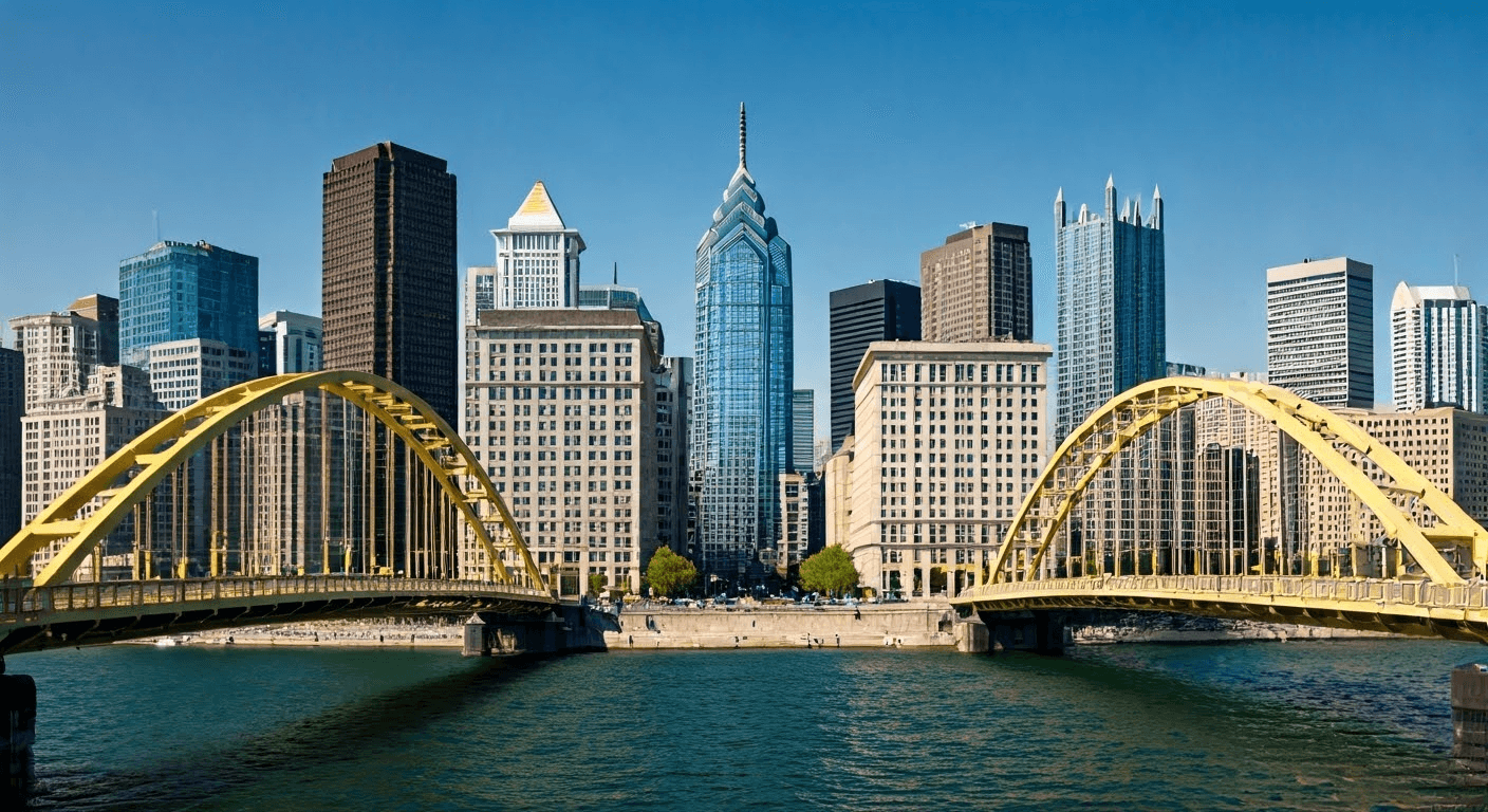 Pennsylvania cities montage