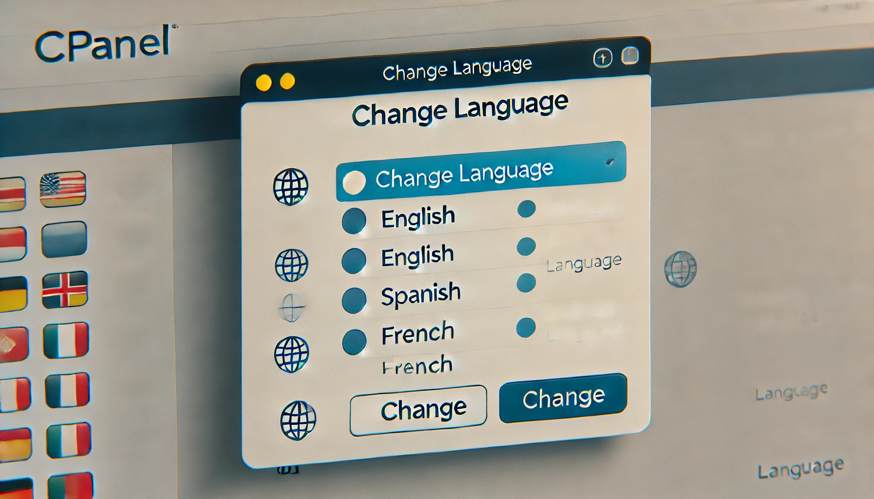 How to change language of your cPanel?