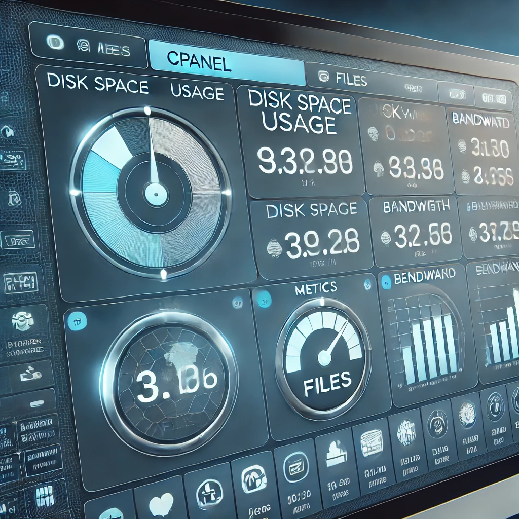 How to check disk usage of directory and bandwidth usage?