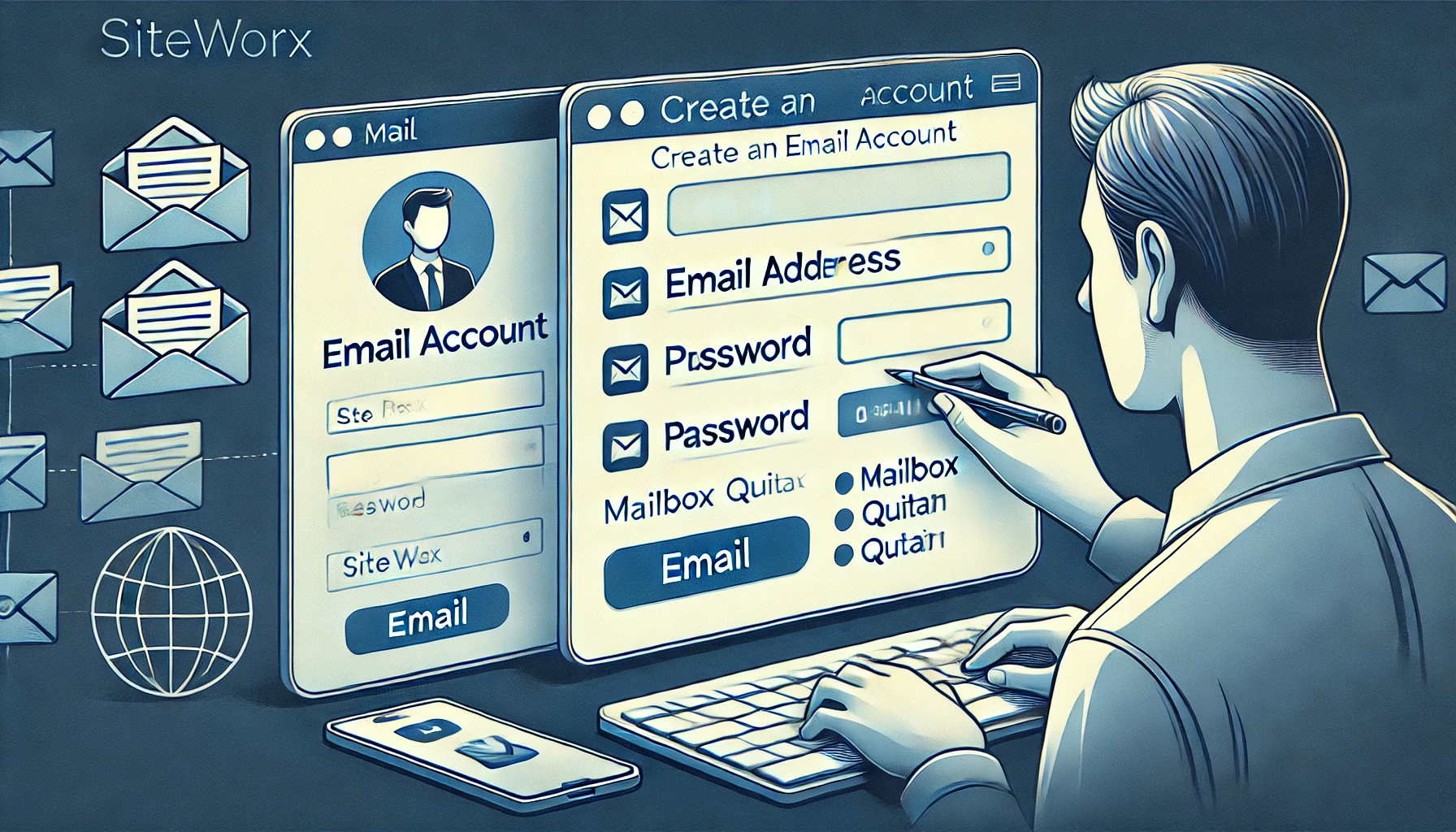 How to create an E-mail Account with Siteworx?