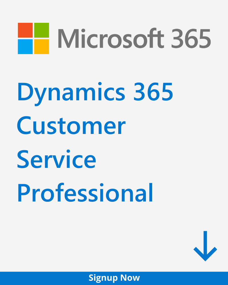 Dynamics 365 Customer Service Professional