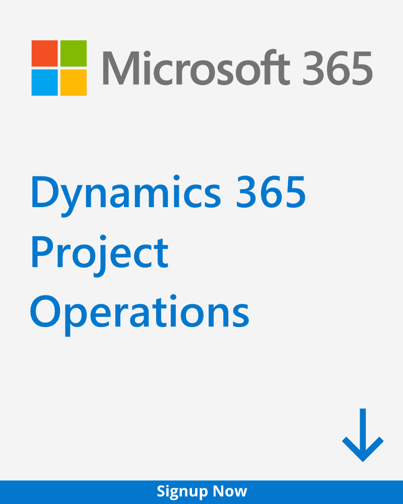Dynamics 365 Project Operations