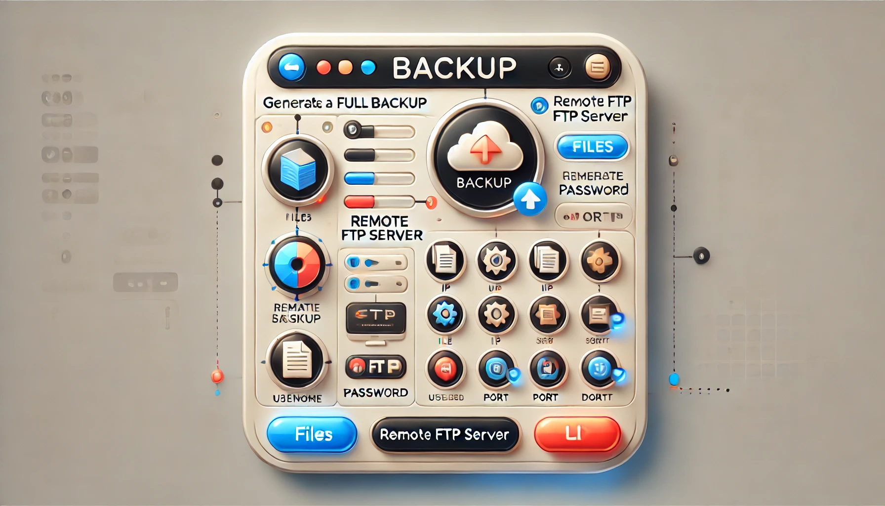 How to generate a cPanel backup and sent to FTP Server?