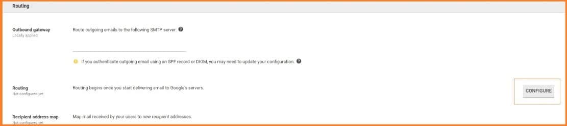 How To Configure G Suite Mail Routing Sending And Receiving Routing 2