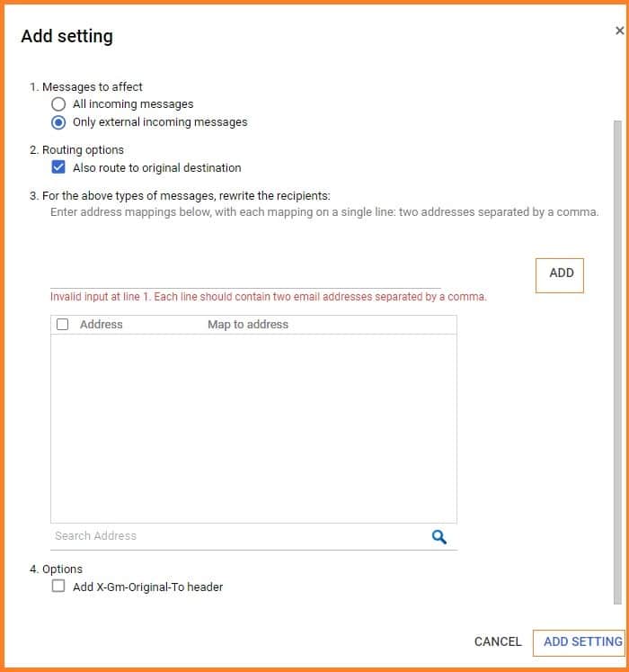 How To Configure G Suite Mail Routing Sending And Receiving Routing 3