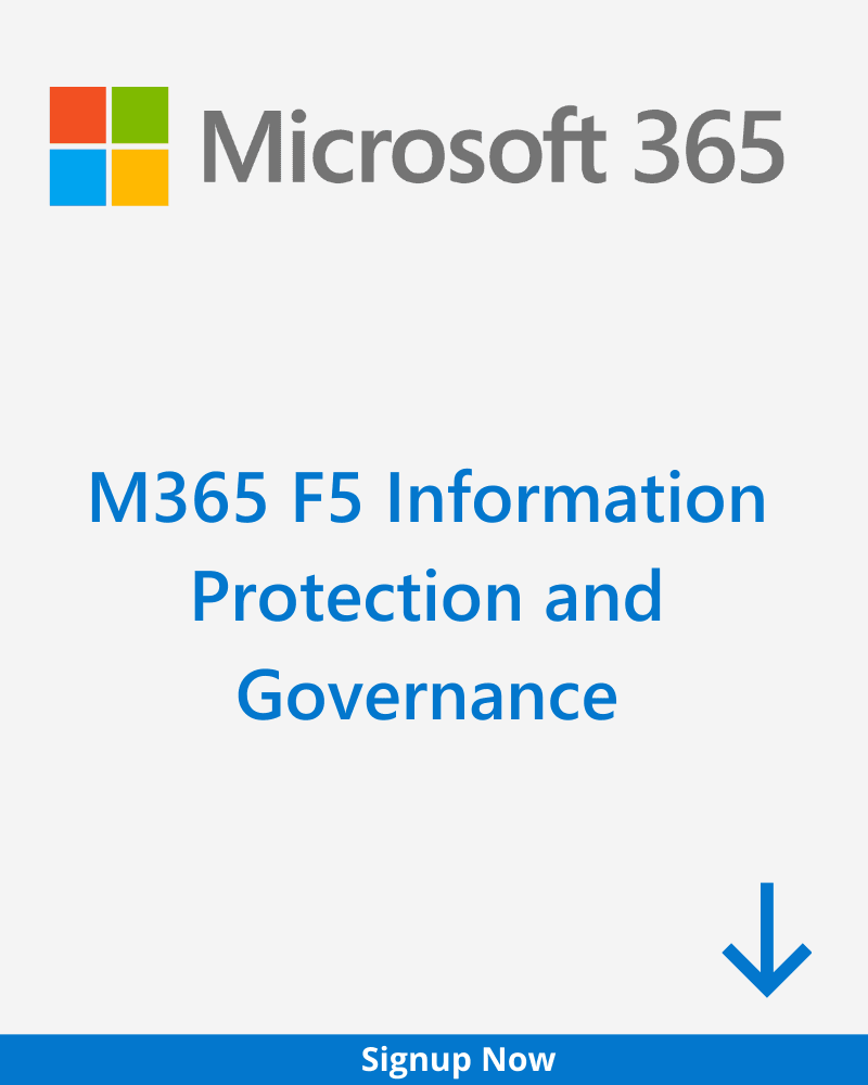 M365 F5 Information Protection and Governance Plan