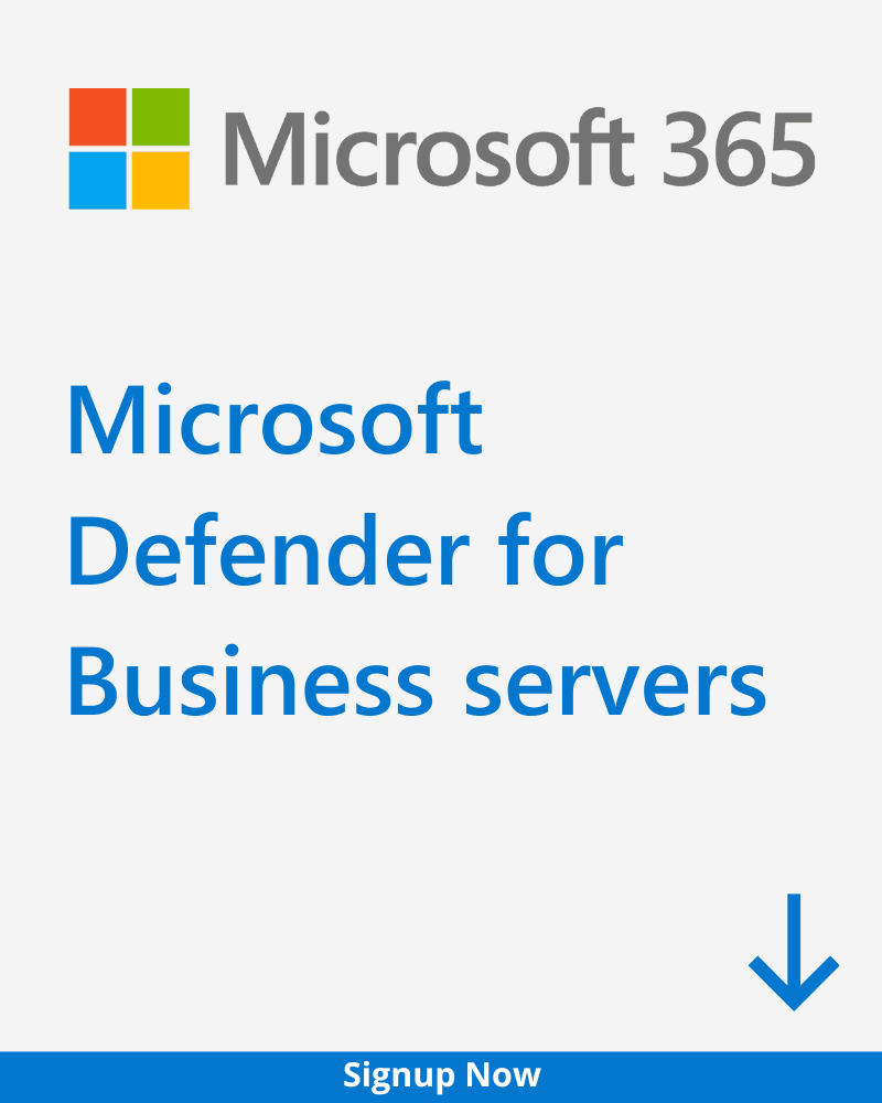 Microsoft Defender for Business Servers Plan