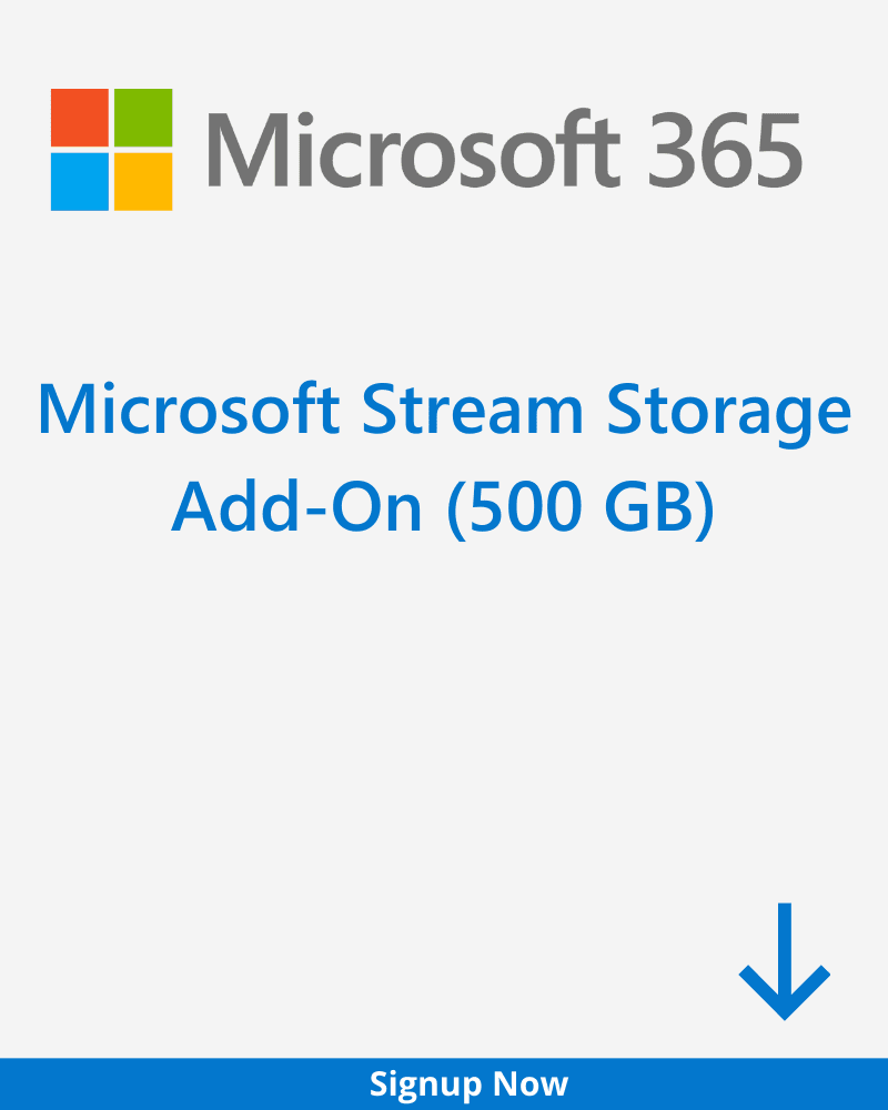 Microsoft Stream Storage Add-On (500 GB)