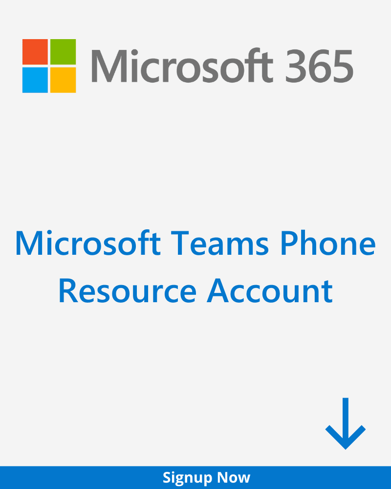 Microsoft Teams Phone Resource Account Plan