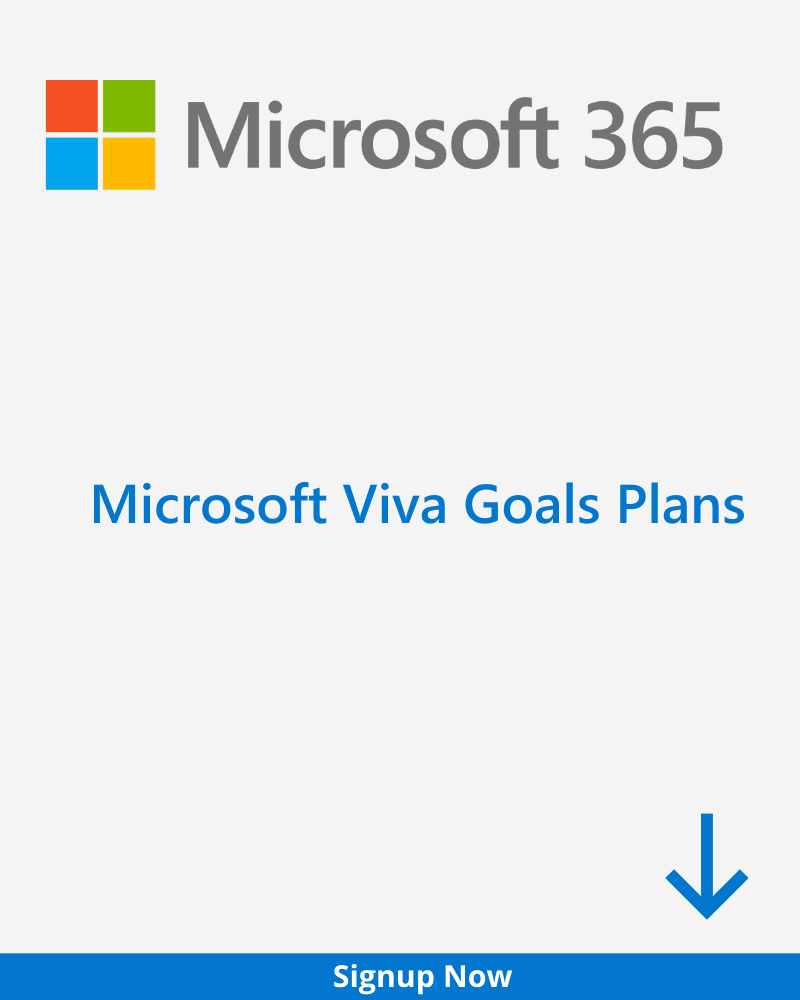 Microsoft Viva Goals Plans