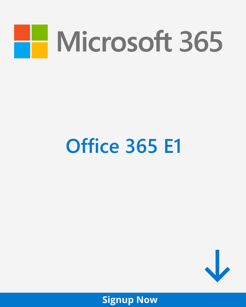 Office 365 E1 Plan
