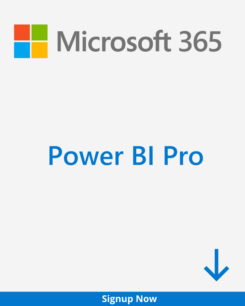 Power BI Pro Plan
