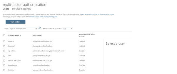 Step 8 - Step 8: Review MFA status - step by step guide to configuring user multi factor authentication mfa settings ...