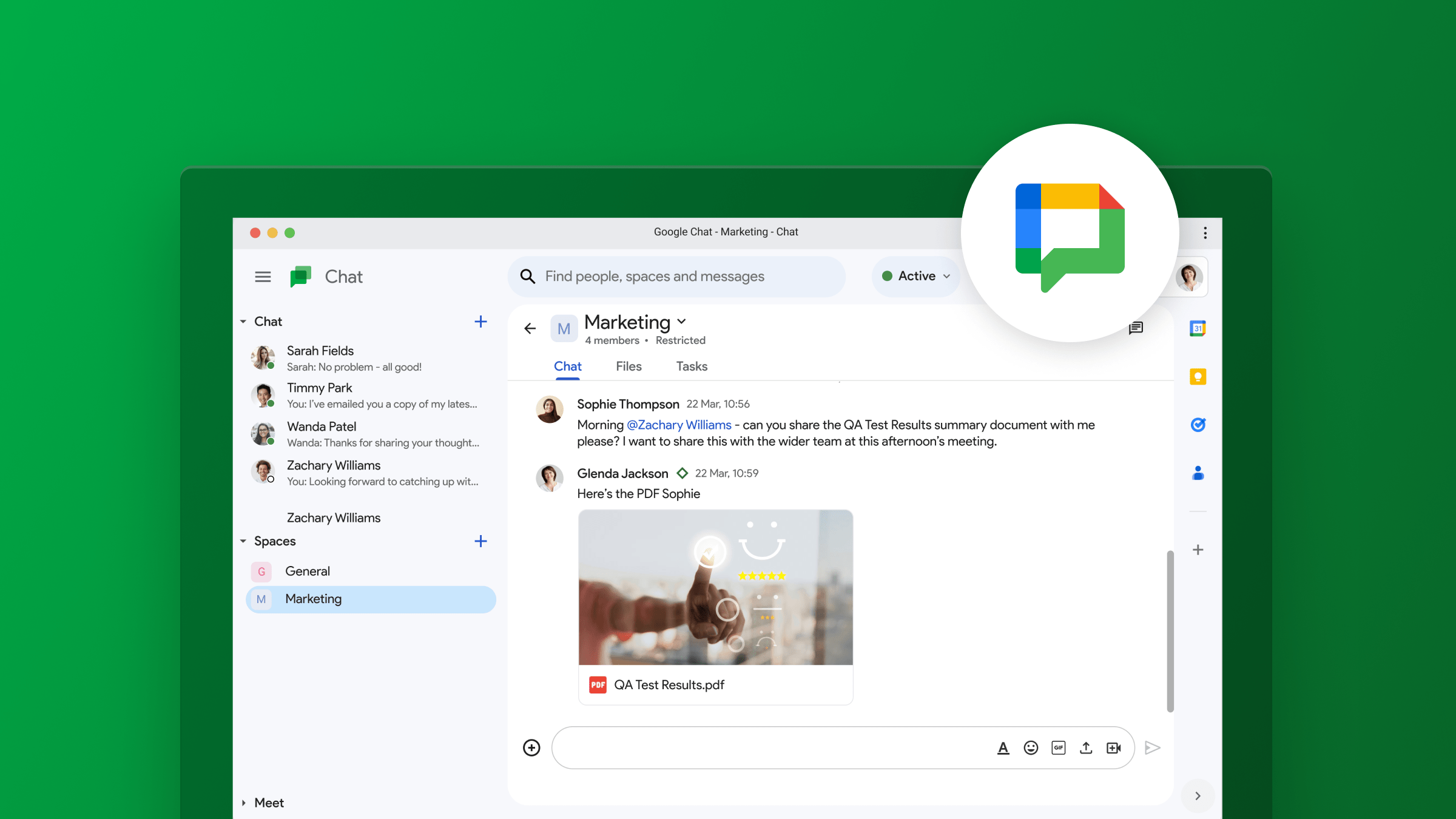 Team Communication with Google Chat