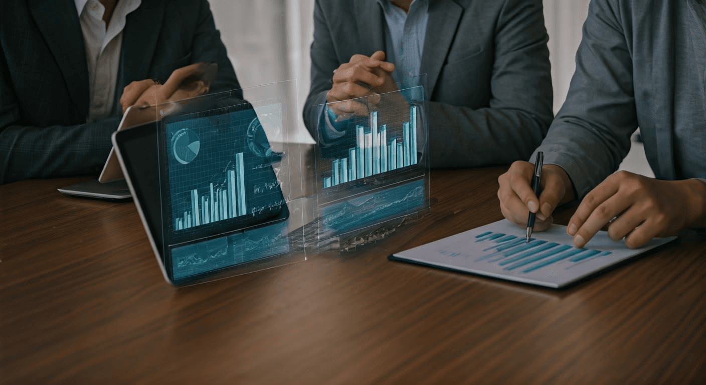 Team collaborating on MSP benefits.