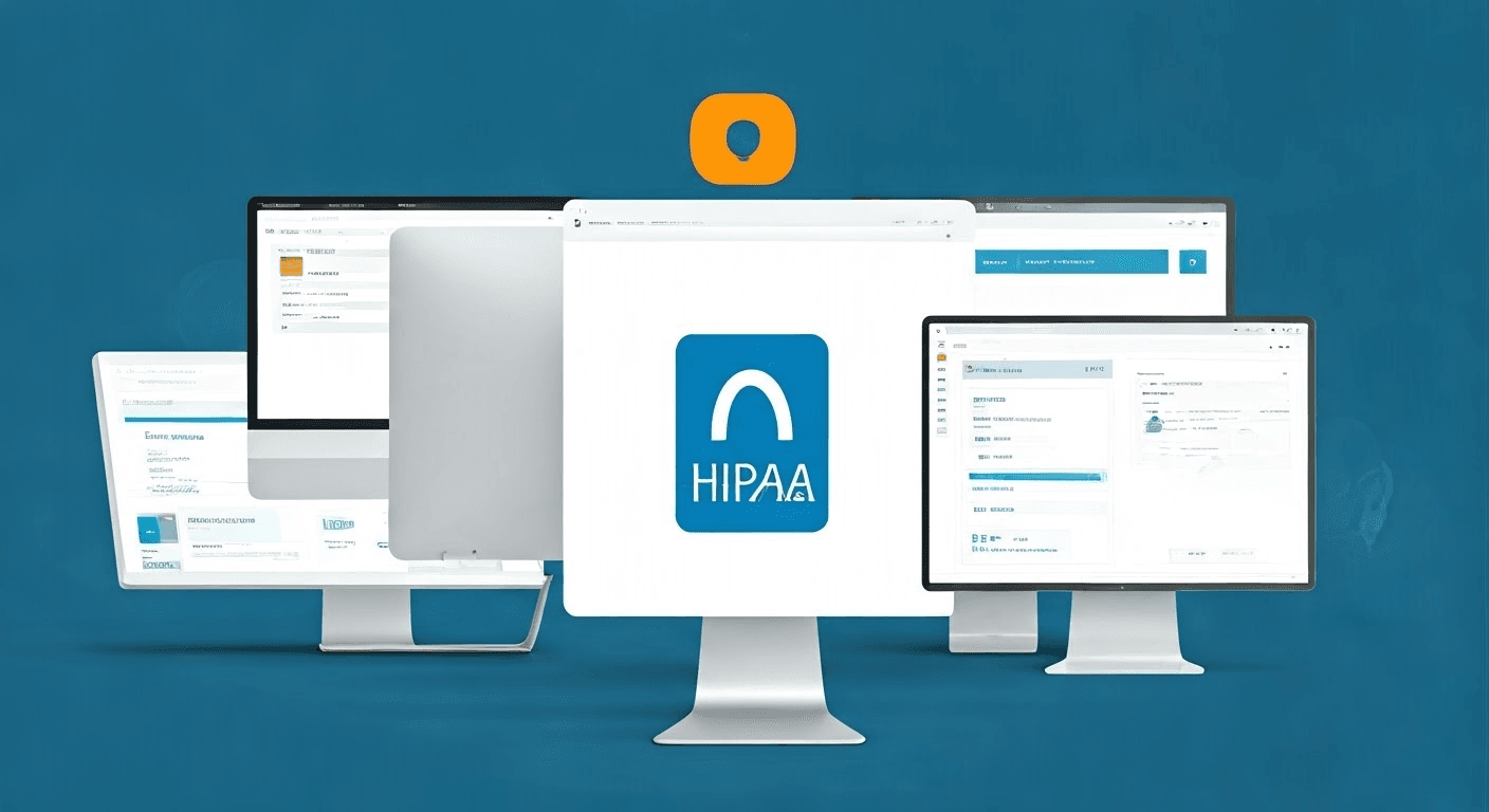 Collage of HIPAA compliant email providers