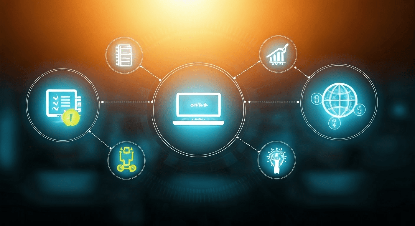 Graphical representation of outsourcing advantages