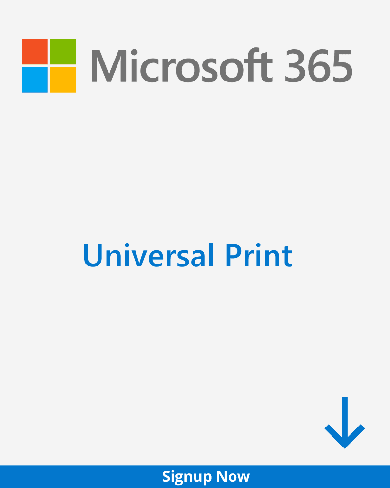 Universal Print Plan
