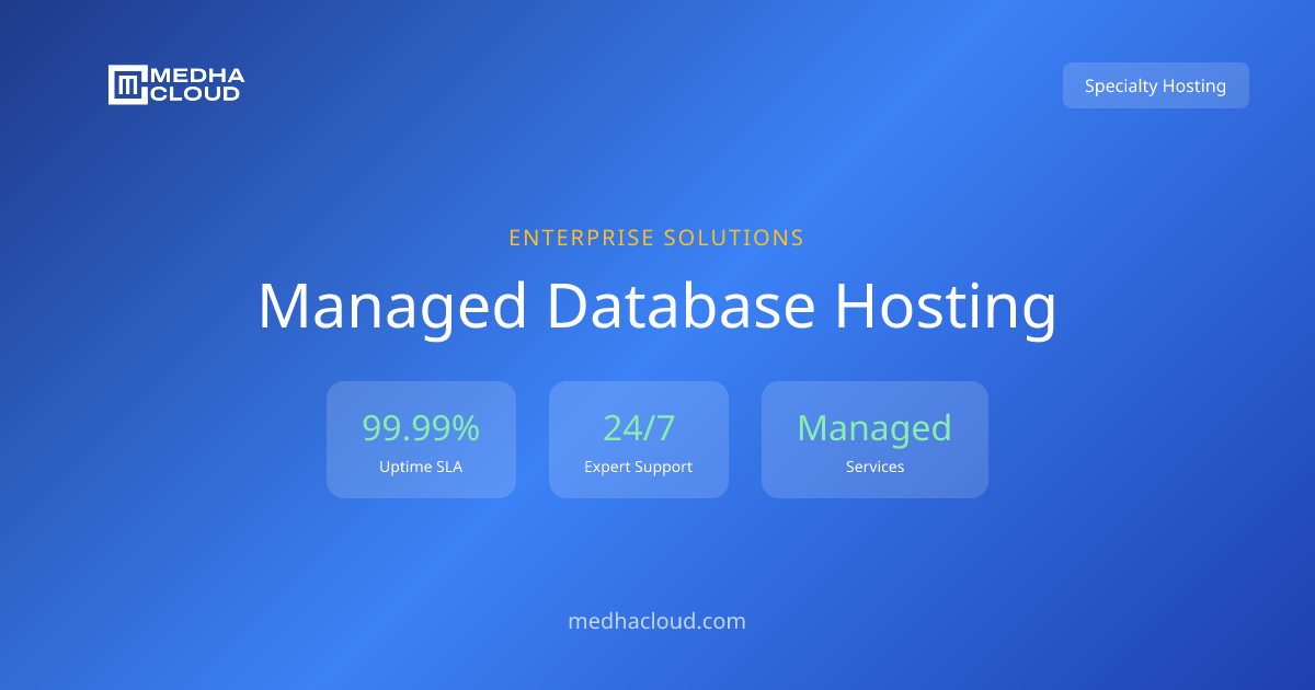 Managed Database Hosting | SQL & NoSQL | 24/7