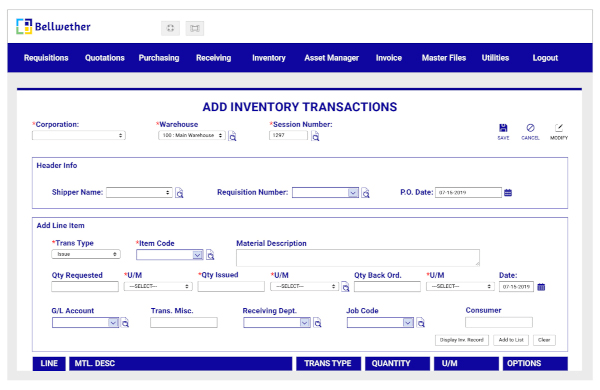  Bellwether Purchasing Software Procurement Software