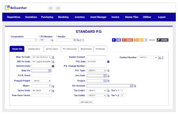  Bellwether Purchasing Software Procurement Software