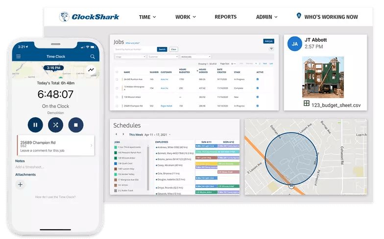 ClockShark Time Tracking Tools