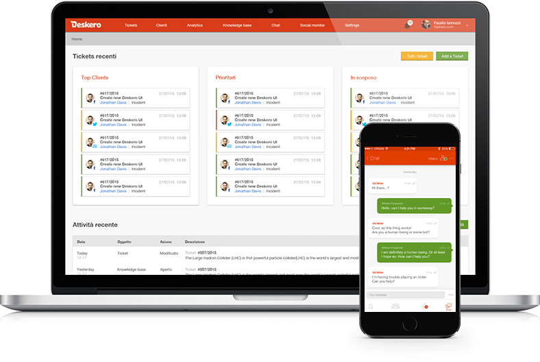 Deskero Customer Support Systems