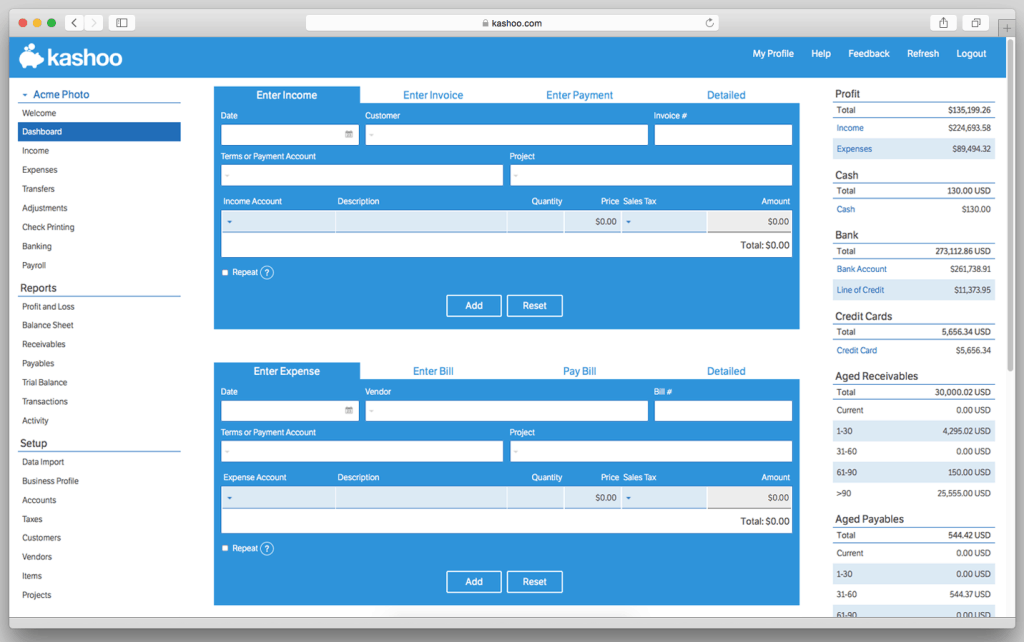 Kashoo Accounting Software