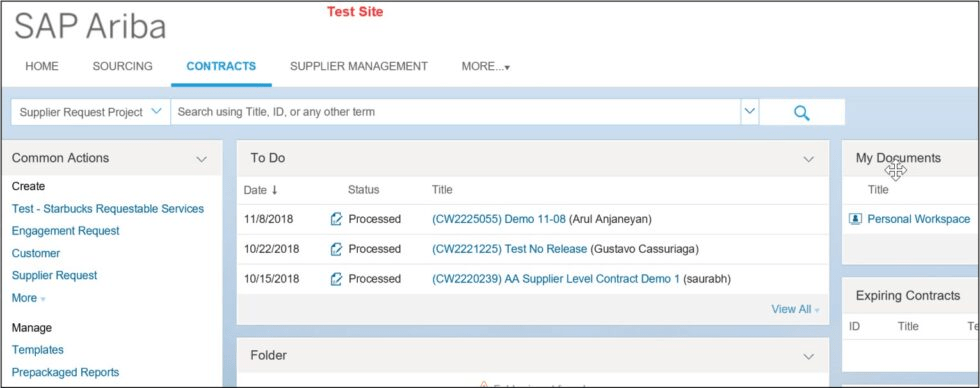 SAP Ariba Procurement Software